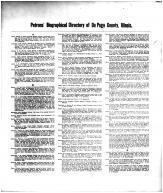 DuPage County Patrons Biographical Directory 1